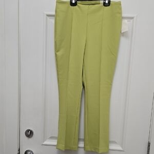 Elegant Lime Green Women's Pants